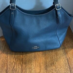 Coach Denim Blue Meadow Shoulder Bag